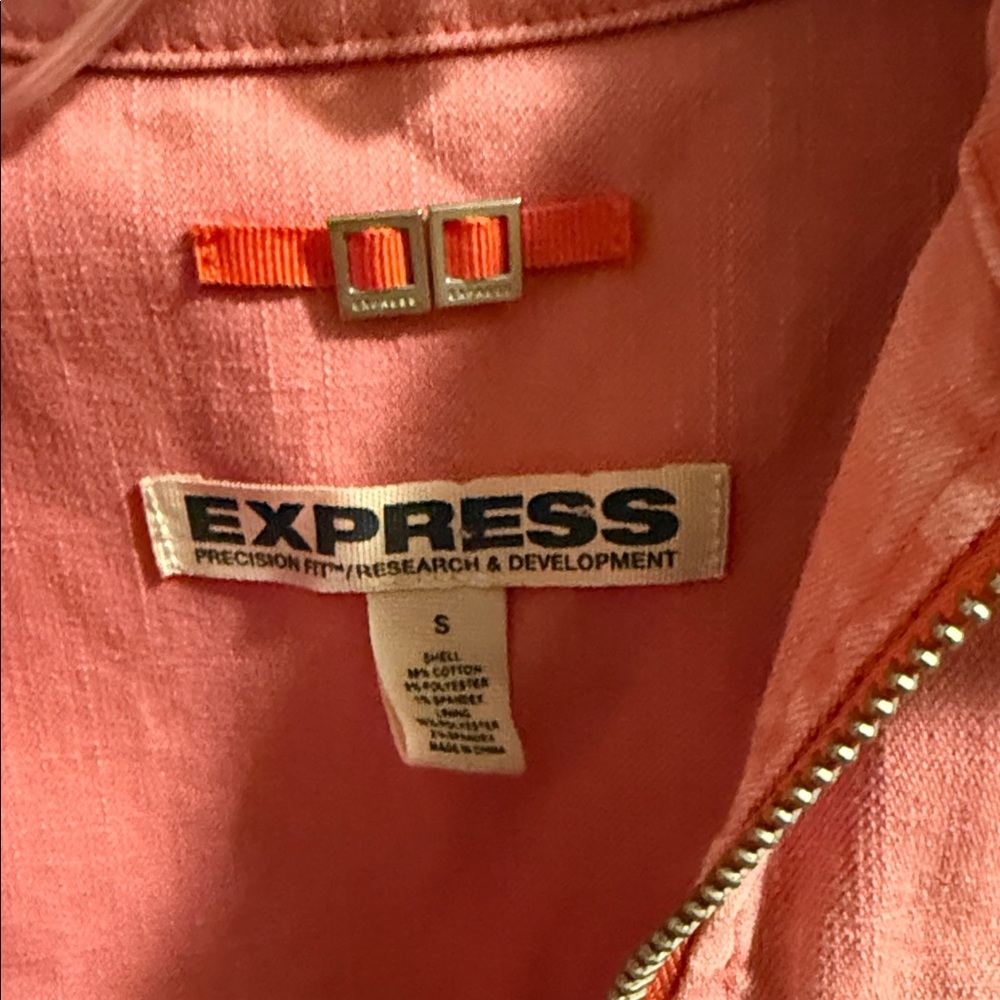 Vintage Express Pink Jean Jacket. Small - Picture 2 of 6